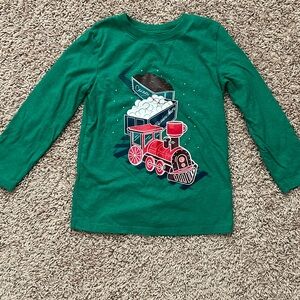 Gently worn- size 5T- holiday shirt- gender neutral!